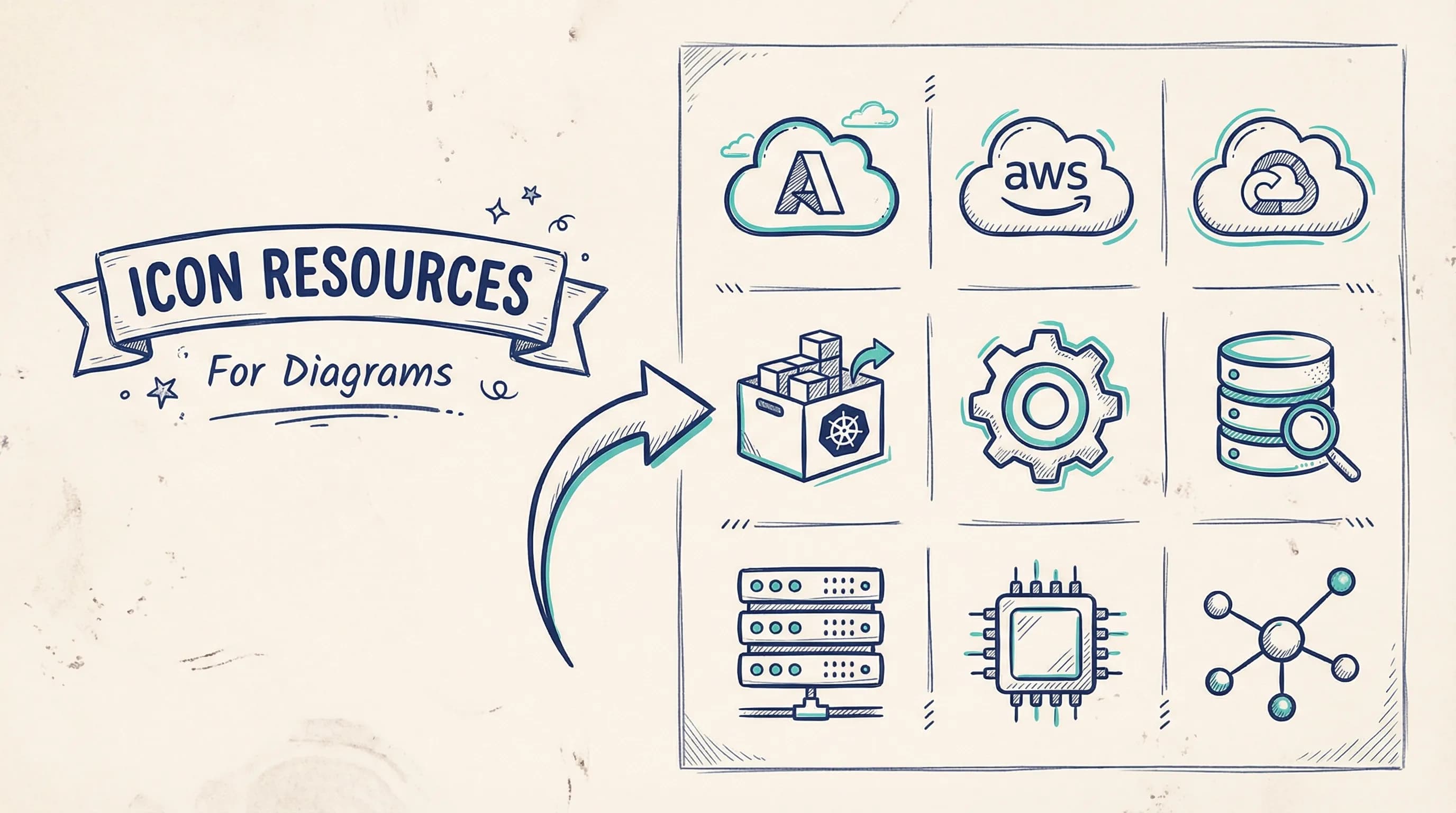Top Icon Resources for Diagrams: Azure, AWS, Google Cloud, and More